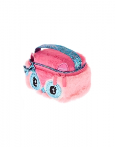 Geanta cosmetice Claire's Furry Owl Makeup Bag - Pink 26989, 001, bb-shop.ro