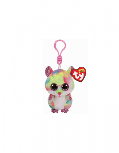 Breloc Claire's Ty Beanie Boo Rodney the Hamster Keyring Clip 91908, 02, bb-shop.ro