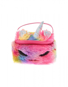 Geanta cosmetice Claire's Furry Rainbow Unicorn Makeup Bag 26912, 02, bb-shop.ro