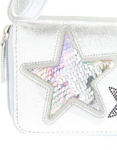 Geanta Claire's Reversible Sequin Rainbow Star Crossbody Wallet 4469, 003, bb-shop.ro