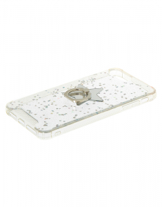 Accesoriu Tech Claire's Iridescent Star Ring Stand Phone Case 11140, 001, bb-shop.ro