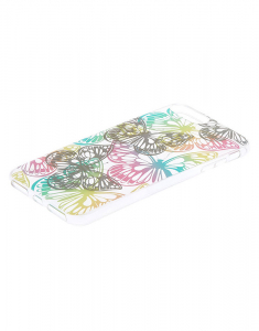 Accesoriu Tech Claire's Pastel Holographic Butterfly Phone Case 26101, 001, bb-shop.ro