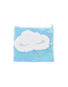 Geanta cosmetice Claire`s Furry Sleeping Mask & Makeup Bag Set 14932, 02, bb-shop.ro