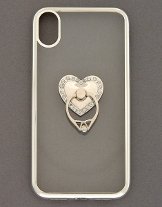 Accesoriu Tech Claire's Heart Ring Stand Phone Case 11498, 003, bb-shop.ro