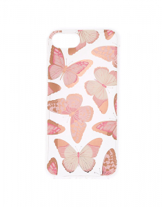Accesoriu Tech Claire's Rose Gold Butterfly Phone Case 62882, 02, bb-shop.ro