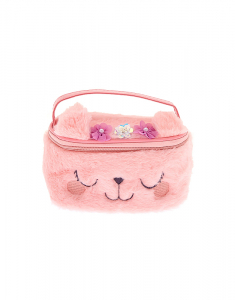 Geanta cosmetice Claire's Club Kitty Flower Makeup Bag 54249, 02, bb-shop.ro