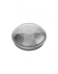 Accesoriu Tech Claire's PopSockets Swappable PopGrip - Disco Crystal Silver 75678, 001, bb-shop.ro