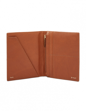 Suport de pasaport Fossil Leather RFID Passport Case SLG1287914, 001, bb-shop.ro
