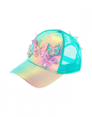 Sapca Claire's Holographic Butterfly Baseball Cap 44686, 02, bb-shop.ro