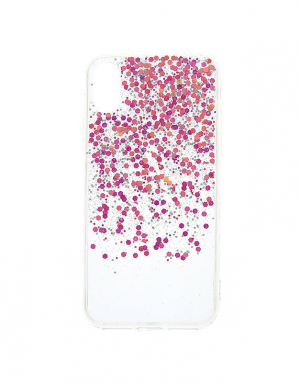 Accesoriu Tech Claire's Cascading Holographic Purple Glitter Phone Case 37531, 02, bb-shop.ro