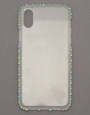 Accesoriu Tech Claire's Iridescent Stone Studded Phone Case 37561, 001, bb-shop.ro