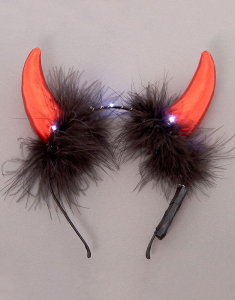 Accesoriu petrecere Claire's Devil Horns Light Up Headband 23893, 001, bb-shop.ro