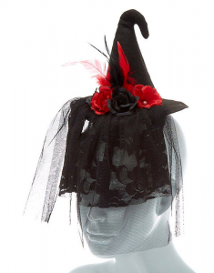 Accesoriu petrecere Claire's Witch Hat Hair Fascinator 96313, 002, bb-shop.ro