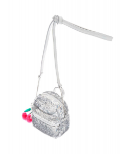 Geanta Claire's Reversible Sequin Mini Backpack Crossbody Bag 15191, 001, bb-shop.ro