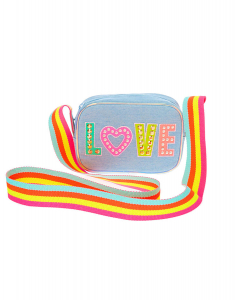 Geanta Claire's Rainbow Love Denim Crossbody Bag 24722, 02, bb-shop.ro