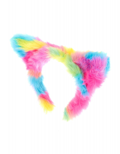 Accesoriu petrecere Claire's Furry Rainbow Cat Costume Set 28584, 001, bb-shop.ro