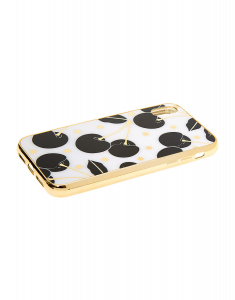 Accesoriu Tech Claire's Black & White Cherry Protective Phone Case 35708, 001, bb-shop.ro