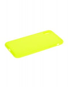 Accesoriu Tech Claire's Neon Yellow Perforated Phone Case 51846, 001, bb-shop.ro