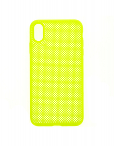 Accesoriu Tech Claire's Neon Yellow Perforated Phone Case 51846, 02, bb-shop.ro
