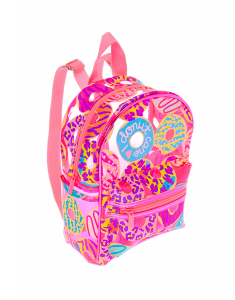 Ghiozdan Claire's Neon Animal Donut Print Small Backpack 24720, 001, bb-shop.ro