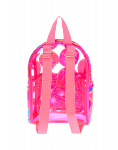 Ghiozdan Claire's Neon Animal Donut Print Small Backpack 24720, 002, bb-shop.ro