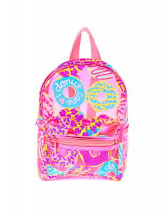 Ghiozdan Claire's Neon Animal Donut Print Small Backpack 24720, 02, bb-shop.ro