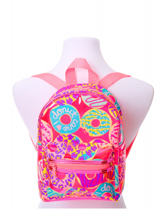 Ghiozdan Claire's Neon Animal Donut Print Small Backpack 24720, 003, bb-shop.ro