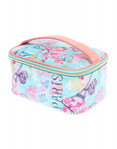 Geanta cosmetice Claire's Parisian Butterfly Makeup Bag 27117, 001, bb-shop.ro