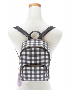 Ghiozdan Claire's Gingham Print Small Backpack 39163, 003, bb-shop.ro
