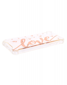 Accesoriu Tech Claire's Rose Gold Love Protective Phone Case 54546, 001, bb-shop.ro
