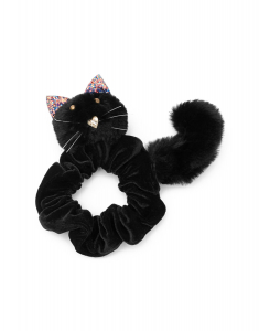 Accesoriu petrecere Claire`s Halloween Medium Plush Cat Hair Scrunchie 71191, 02, bb-shop.ro