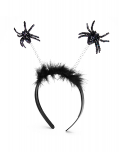 Accesoriu petrecere Claire`s Halloween Spider Glitter Deely Bopper Headband 73728, 02, bb-shop.ro