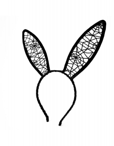 Accesoriu petrecere Claire`s Halloween Spiderweb Bunny Ears Headband 74958, 02, bb-shop.ro