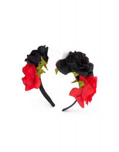 Accesoriu petrecere Claire`s Halloween Day of the Dead Floral Headband 74989, 02, bb-shop.ro