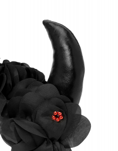 Accesoriu petrecere Claire`s Halloween Floral Devil Horns Headband 75031, 001, bb-shop.ro
