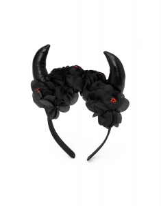 Accesoriu petrecere Claire`s Halloween Floral Devil Horns Headband 75031, 02, bb-shop.ro