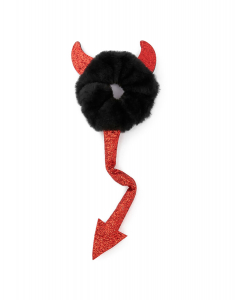 Accesoriu petrecere Claire`s Halloween Medium Plush Devil Horns & Tail Hair Scrunchie 84389, 02, bb-shop.ro