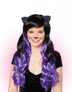 Accesoriu petrecere Claire`s Halloween Cat Ears Curly Wig 33661, 02, bb-shop.ro