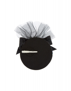 Accesoriu petrecere Claire`s Halloween Witch Hat Skeleton Fascinator 90621, 001, bb-shop.ro