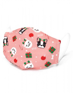 Masca Claire`s Cotton Holiday Dog and Cat Print Face Masks 77701, 02, bb-shop.ro