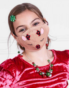 Masca Claire`s Cotton Christmas Reindeer Face Masks 77702, 002, bb-shop.ro