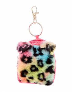 Breloc Claire`s Soft Rainbow Leopard Mini Backpack Keychain 10815, 02, bb-shop.ro