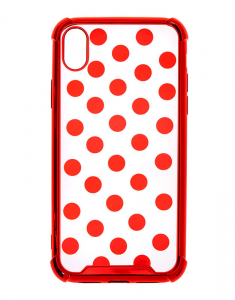 Accesoriu Tech Claire`s Red Polka Dot Phone Case 65171, 02, bb-shop.ro
