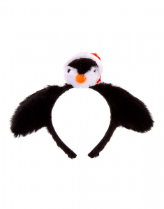 Accesoriu petrecere Claire`s Plush Penguin Headband 69011, 02, bb-shop.ro