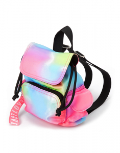 Ghiozdan Claire`s Rainbow Tie Dye Nylon Mini Backpack 16302, 02, bb-shop.ro