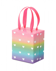 Accesoriu petrecere Claire`s Small Rainbow Hearts Gift Box 3144, 02, bb-shop.ro
