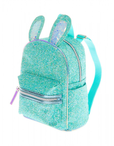 Ghiozdan Claire`s Glitter Bunny Small Backpack 52077, 001, bb-shop.ro