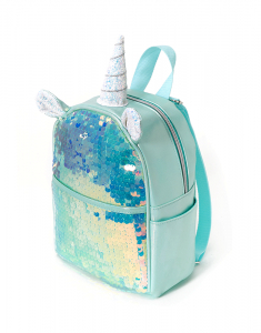 Ghiozdan Claire`s Holographic Sequin Unicorn Small Backpack 24971, 02, bb-shop.ro