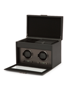 Watch winder Wolf 1834 Axis Double with Storage 469303, 003, bb-shop.ro