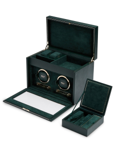 Watch winder Wolf 1834 British Racing Double with Storage 792241, 001, bb-shop.ro